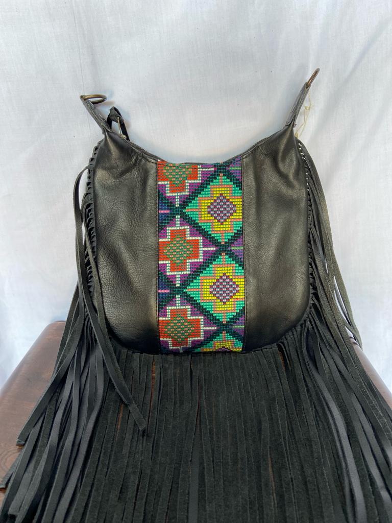 saddle fringe crossbody   $235.00